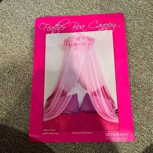 Pink Feather Canopy